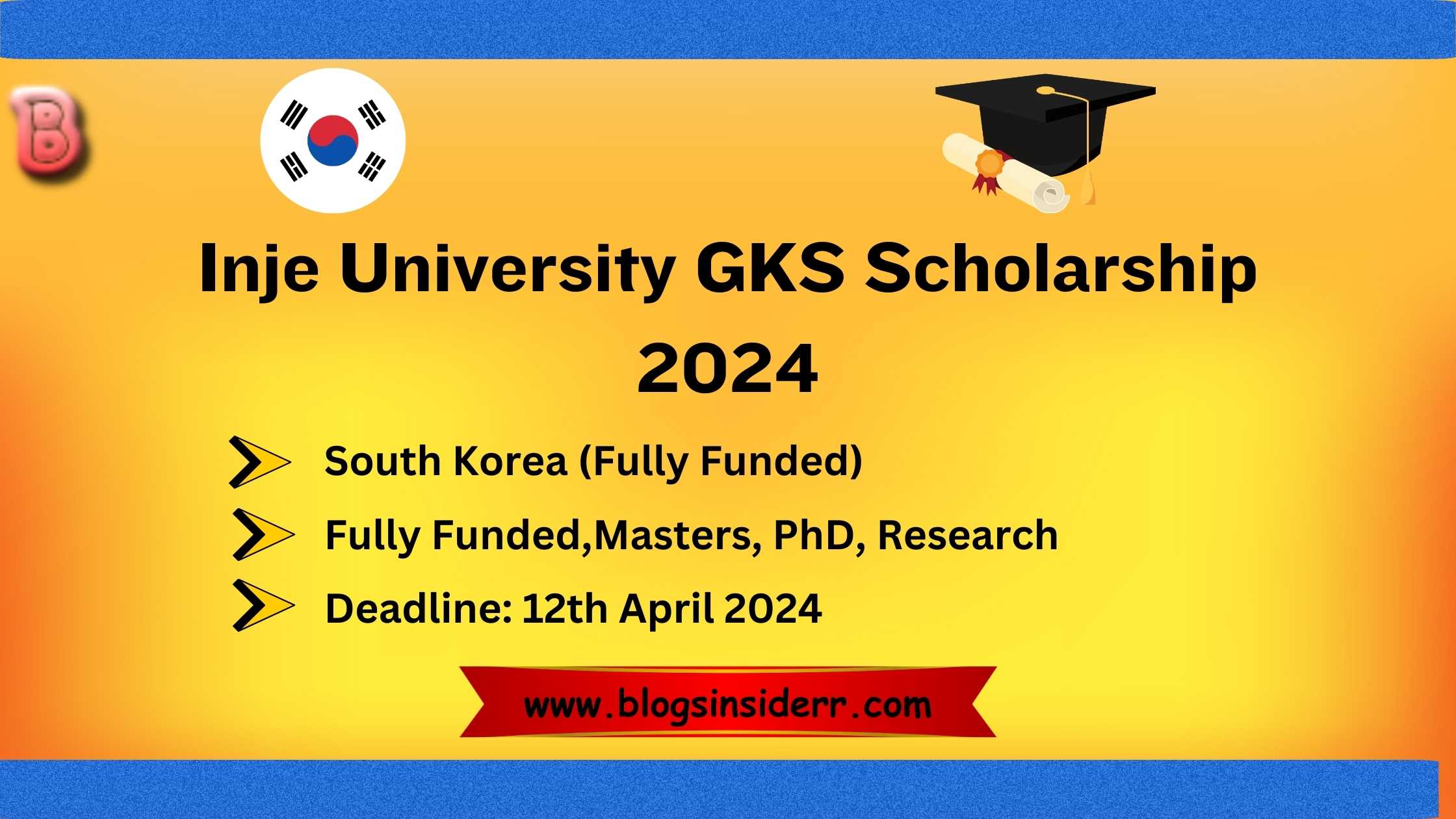 Inje University GKS Scholarship